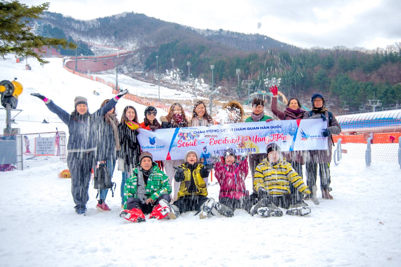 TOUR HÀN QUỐC TẾT NGUYÊN ĐÁN: Seoul - Elysia Ski - Lotte World