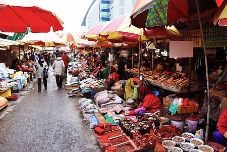 Thăm chợ và “tẹt ga” với đồ hải sản ở khu chợ Busan