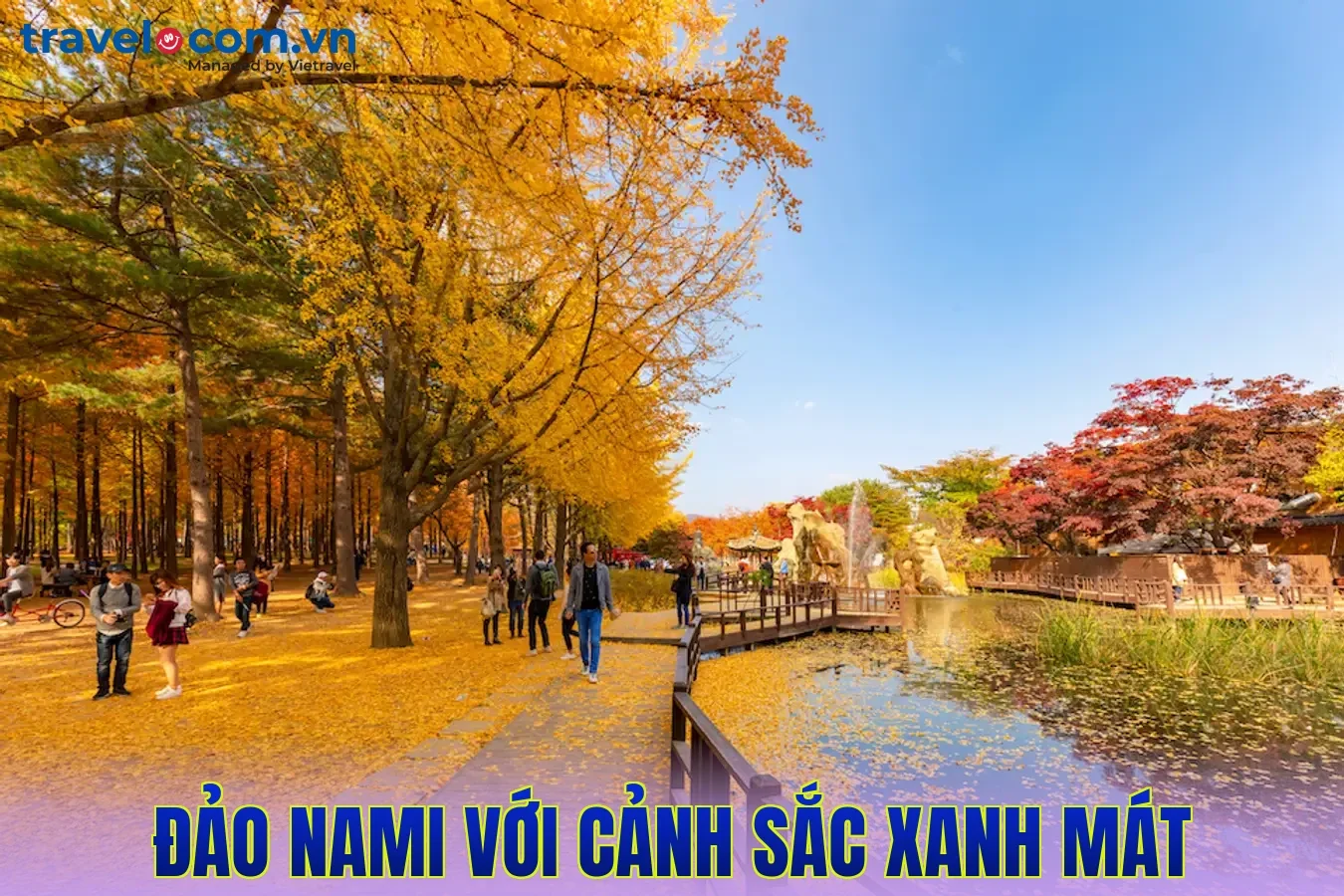 đảo Nami với cảnh sắc xanh mát