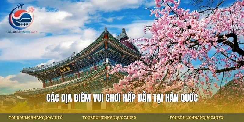 Các địa điểm vui chơi hấp dẫn tại Hàn Quốc
