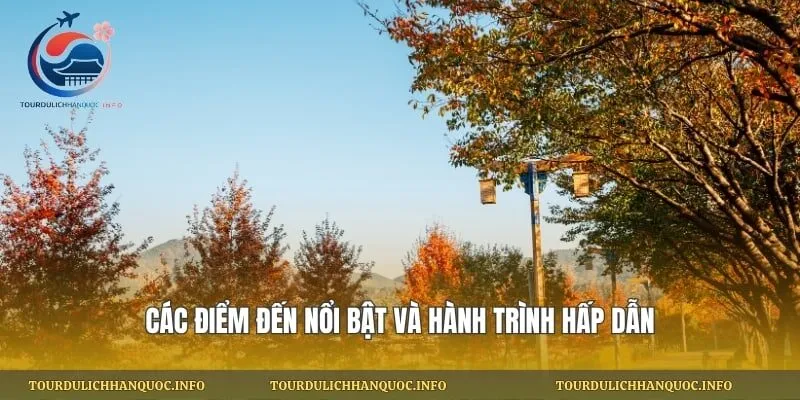 các điểm đến nổi bật và hành trình hấp dẫn