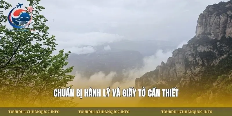 Chuẩn bị hành lý và giấy tờ cần thiết