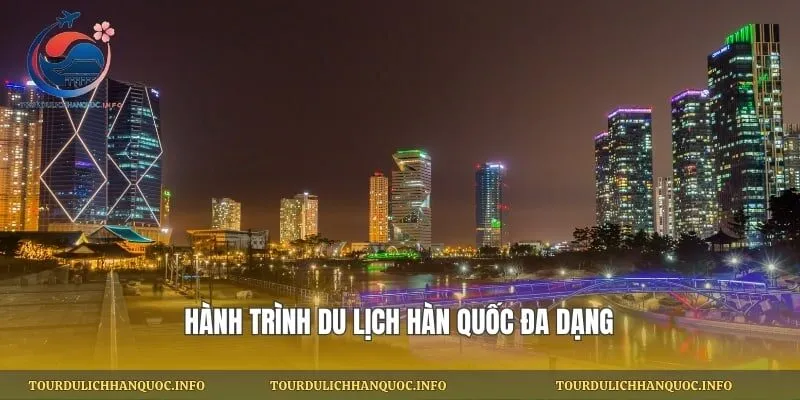 Hành trình du lịch Hàn Quốc đa dạng