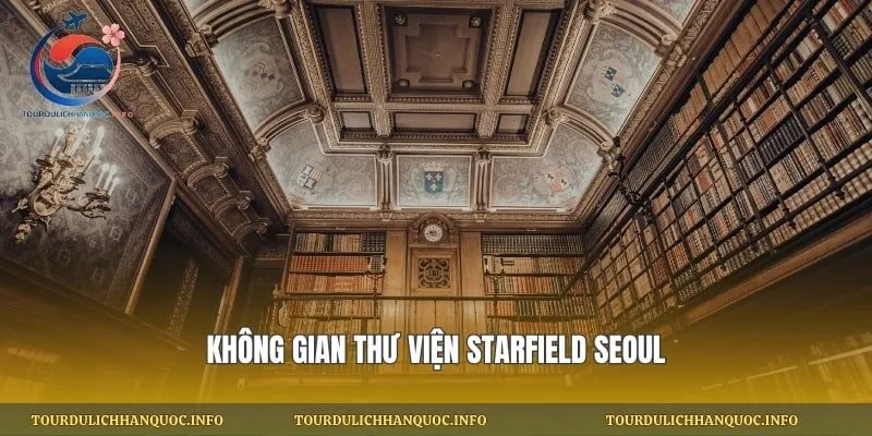 không gian thư viện starfield seoul