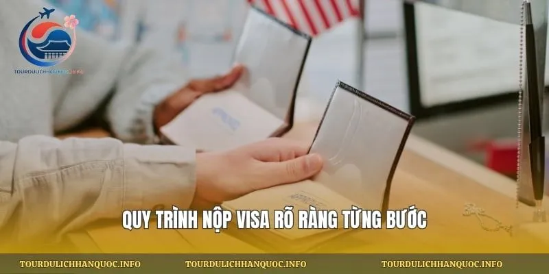 Quy trình nộp visa rõ ràng từng bước