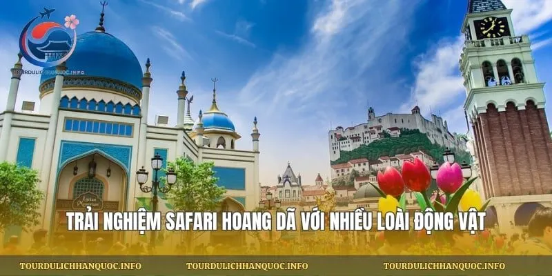 trải nghiệm safari hoang dã với nhiều loài động vật